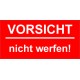 Etykiety VORSICHT nicht werfen! 500 szt.