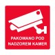 Etykiety Naklejki Transportowe PAKOWANO POD NADZOREM KAMER 100 szt